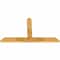 Ekena Millwork Portland Rough Sawn Timber Gable Bracket, Western Red Cedar, 48"W x 28"H x 2"D x 4"F, 14/12 Pitch GBW048X28X0204POR00RWR - alternate 4
